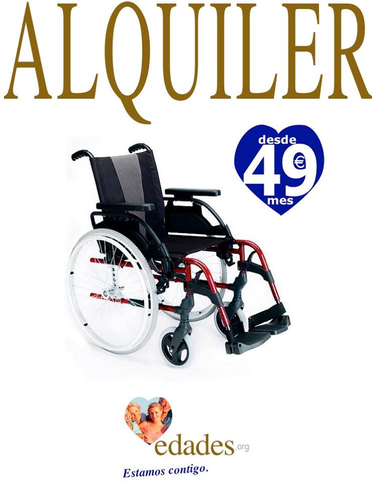 Alquiler sillas de ruedas