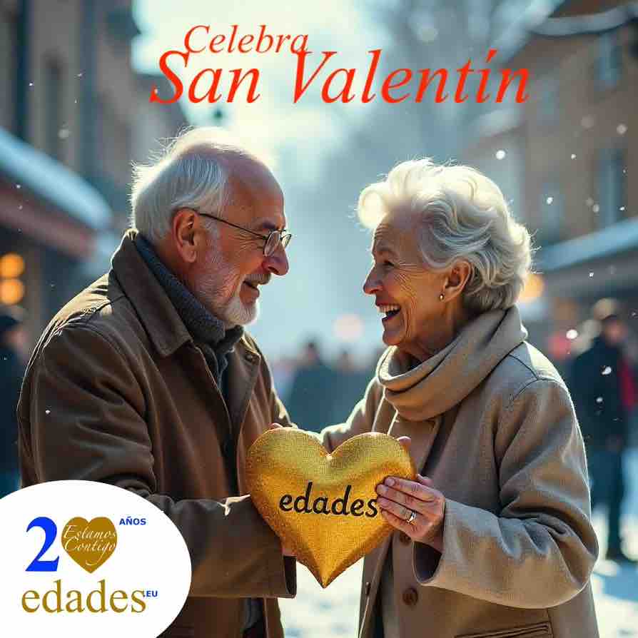 San Valentín para personas mayores y cuidadoras