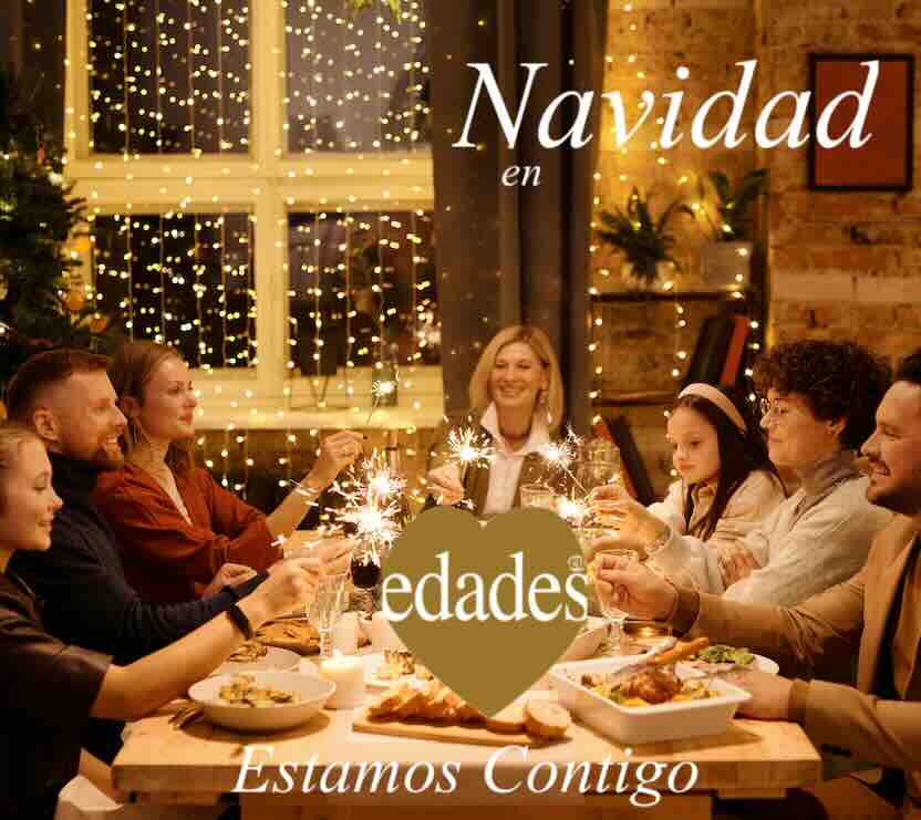 Navidad cuidado de personas mayores en Edades