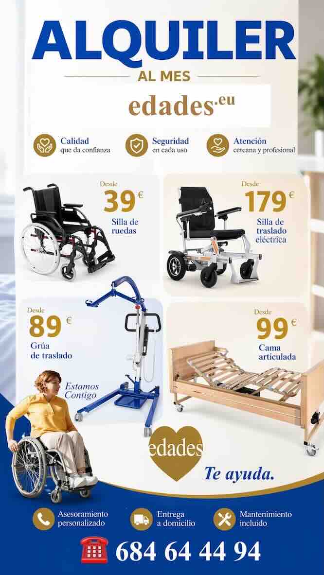 alquiler ayudas técnicas